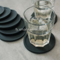 Oanpaste logo silisium rubber coaster holder foar beker